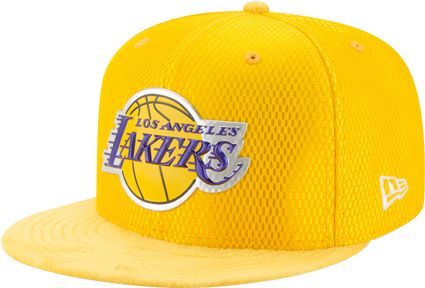 A Yellow Hat With A Logo On It