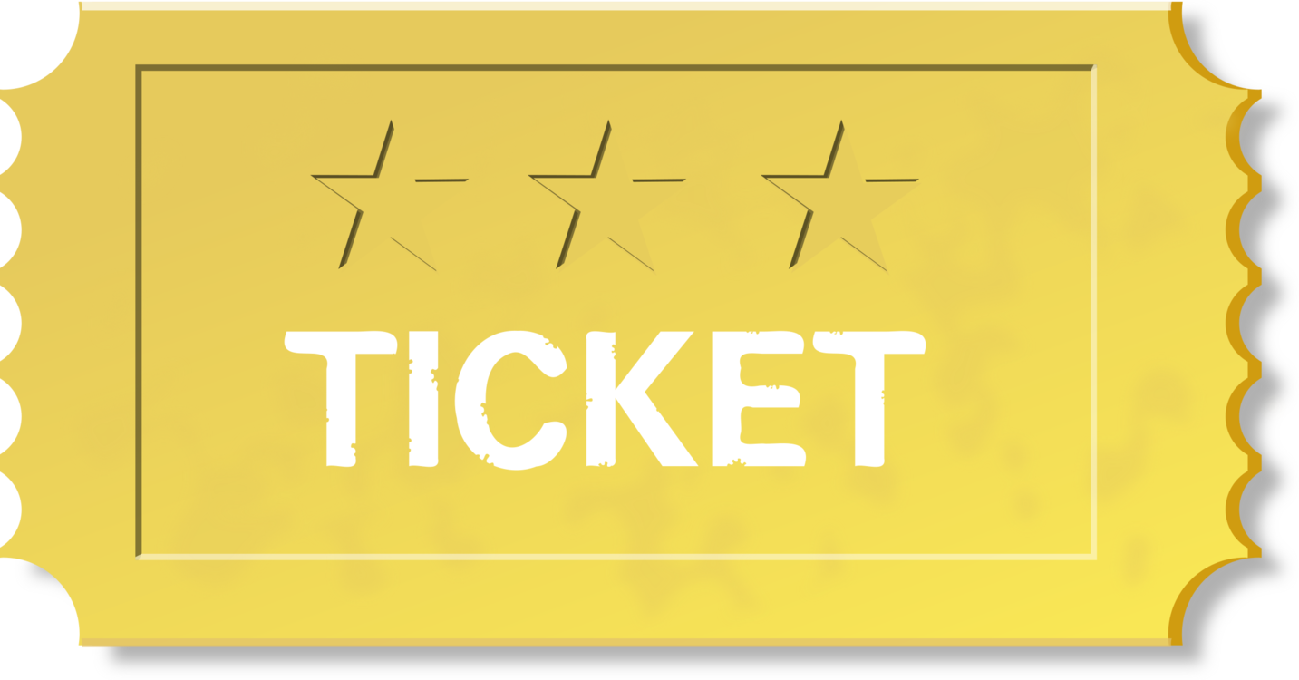 A Yellow Ticket With Stars