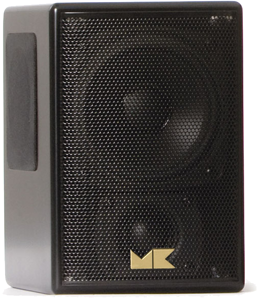 A Black Speaker With A White Logo