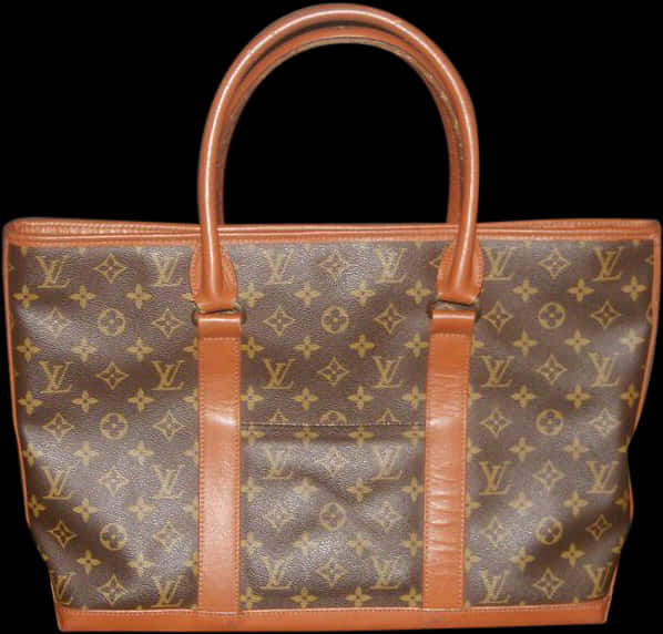 A Brown And Tan Louis Vuitton Bag