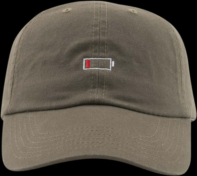 Low Battery Hat Olive - Baseball Cap, Hd Png Download