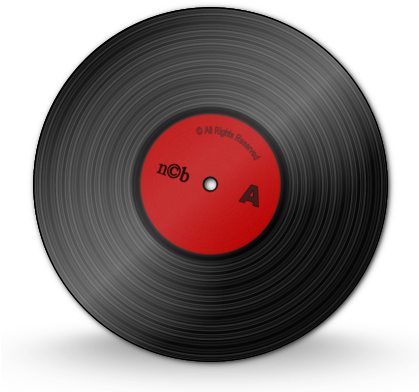 A Black Record With A Red Label
