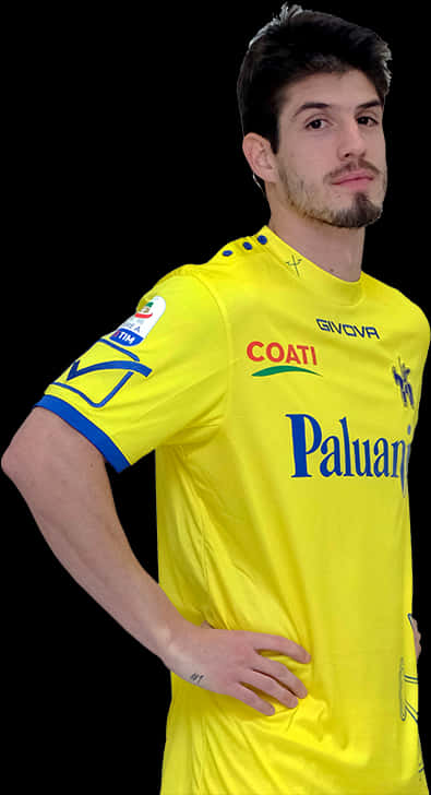 A Man In A Yellow Jersey
