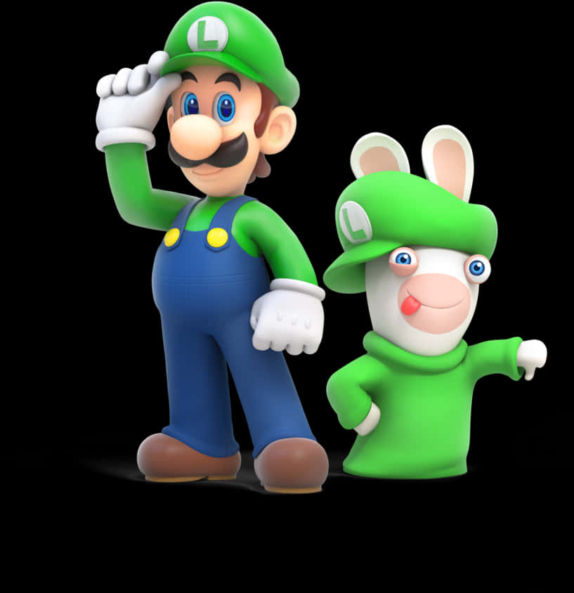 Luigi And Rabbid