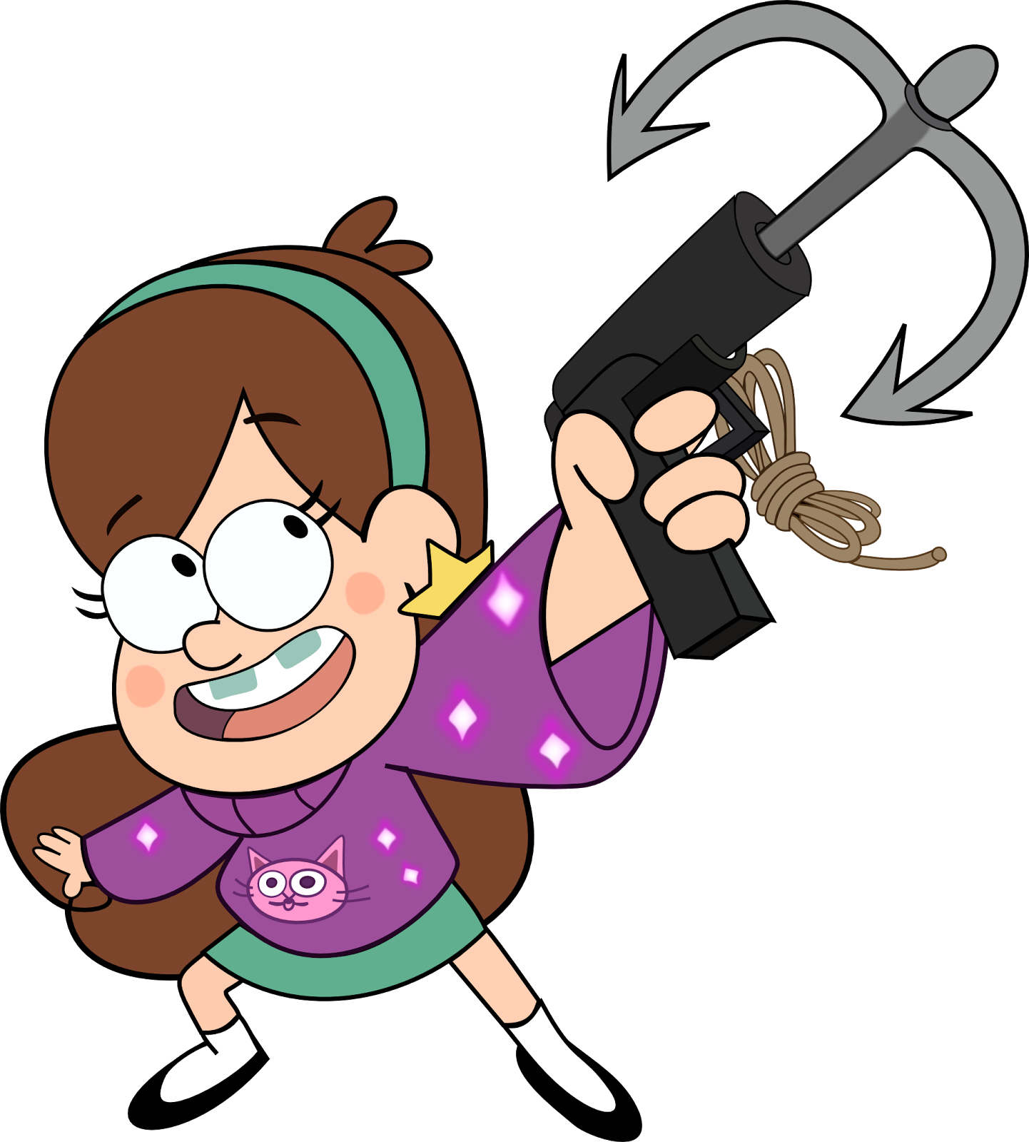 Cartoon Character Holding A Weapon