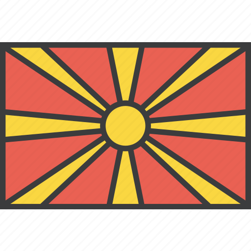 A Red And Yellow Flag