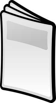 A White Paper With A Black Background