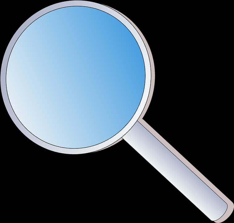 Magnifying Glass Blue