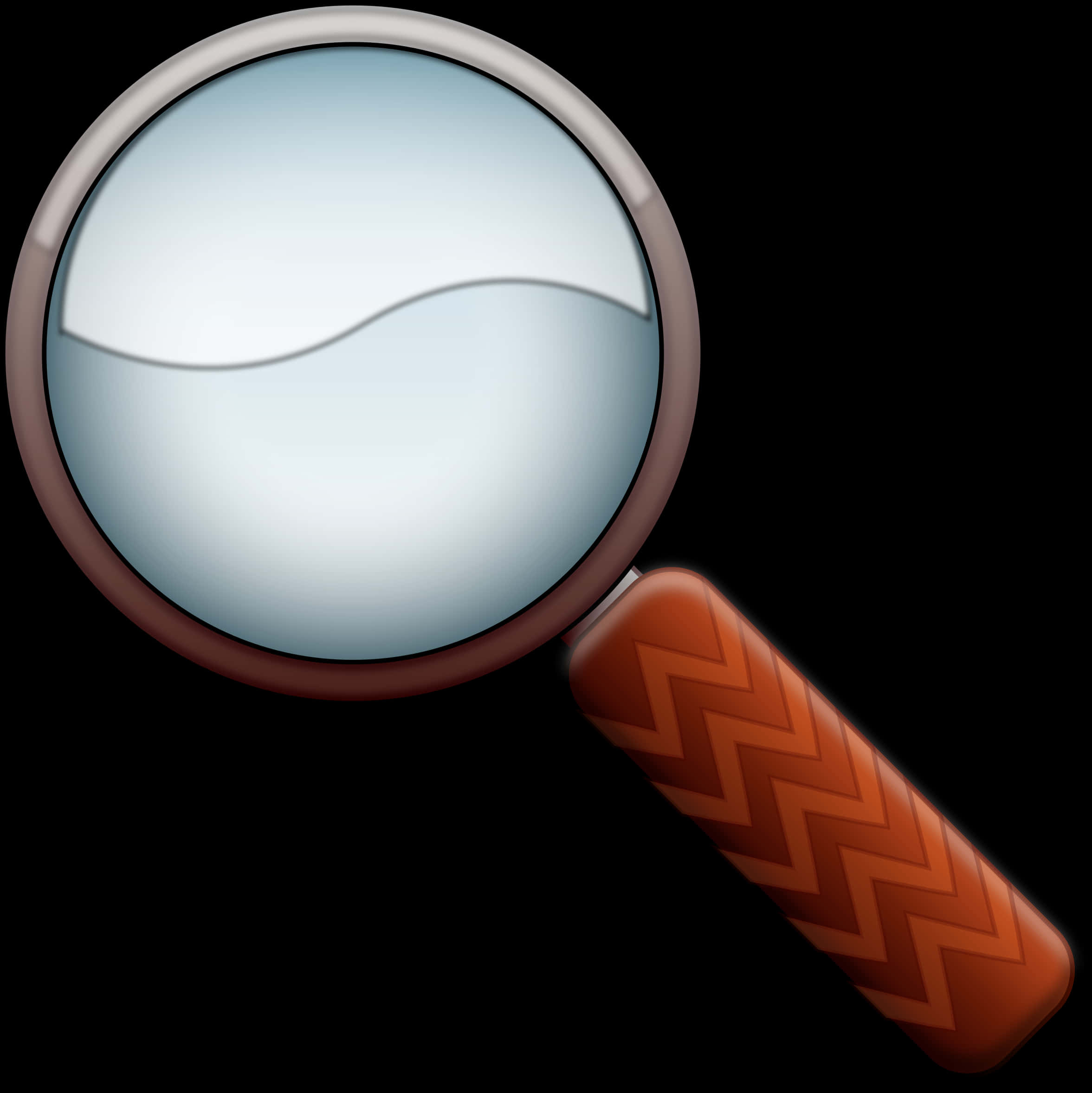 Magnifying Glass Brown Handle
