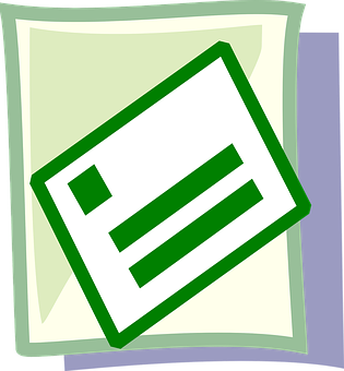 A Green And White Rectangle With Lines