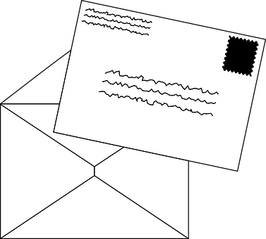 A Close-up Of A White Envelope