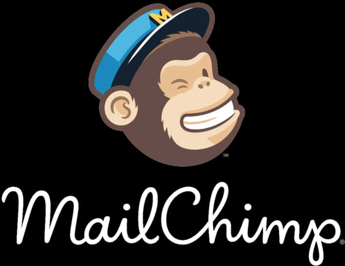 White Mailchimp Logo With Icon