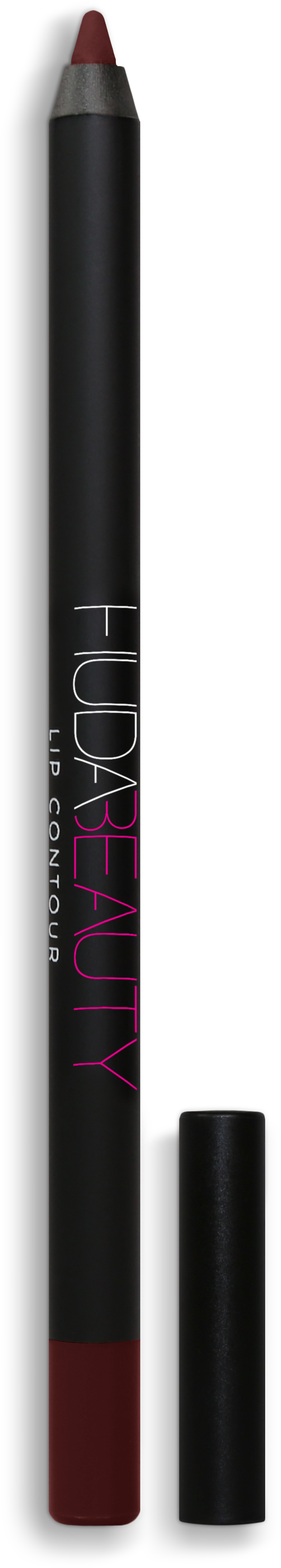 A Black Tube With Pink And White Text