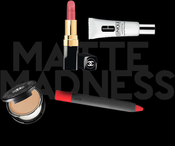 A Group Of Makeup Products