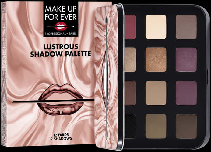 A Makeup Palette With A Picture Of Lips