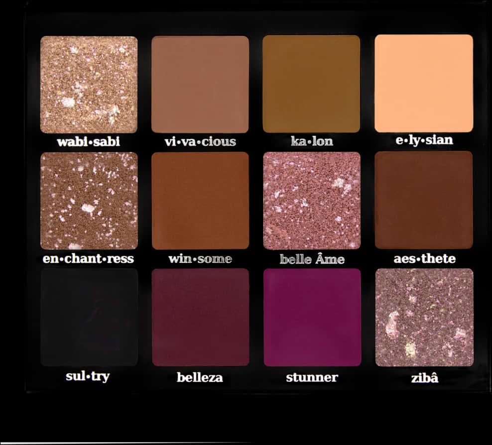 A Close Up Of A Palette Of Makeup