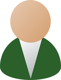 A Person In A Green Suit