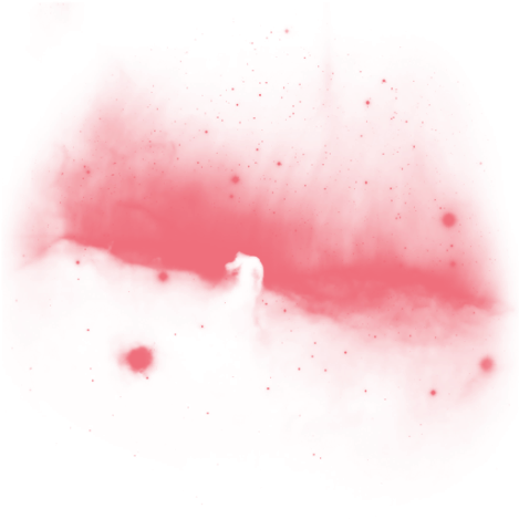 A Pink And Black Nebula