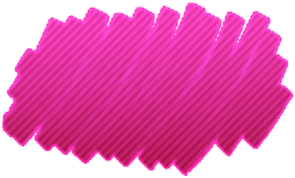 A Pink Brush Stroke On A Black Background
