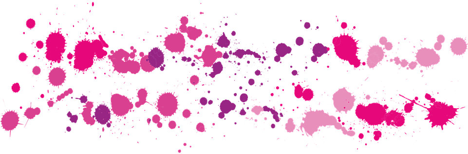 Pink And Purple Splattered Paint On A Black Background