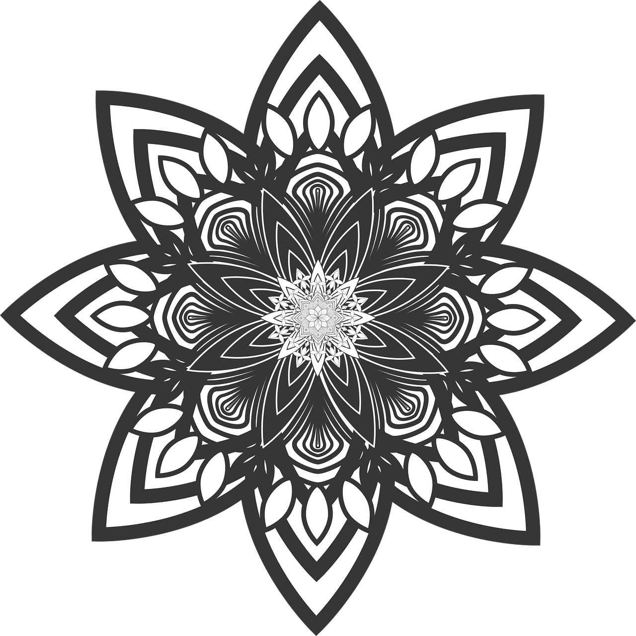 Mandala Flower Pattern Free Picture - Cleansing Mandala, Hd Png Download
