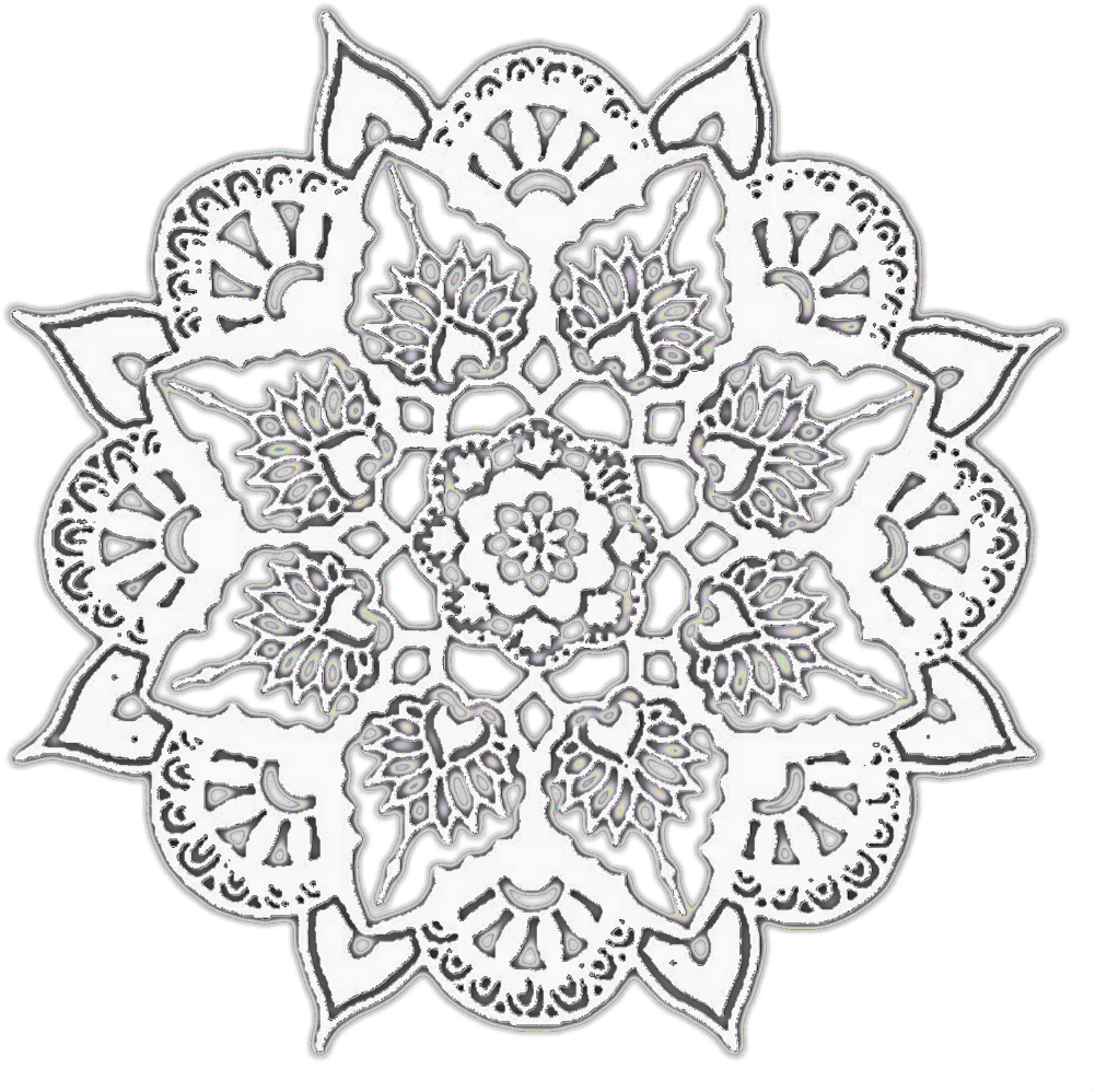 #mandala #tutorial #resource #overlay #white #whiteoverlay - Transparent Mandala Overlay Png, Png Download
