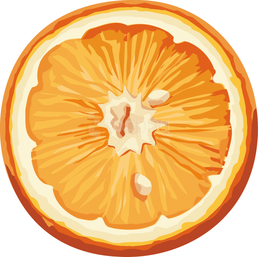 A Close Up Of An Orange