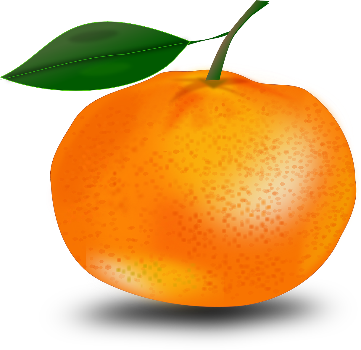 A Close Up Of An Orange