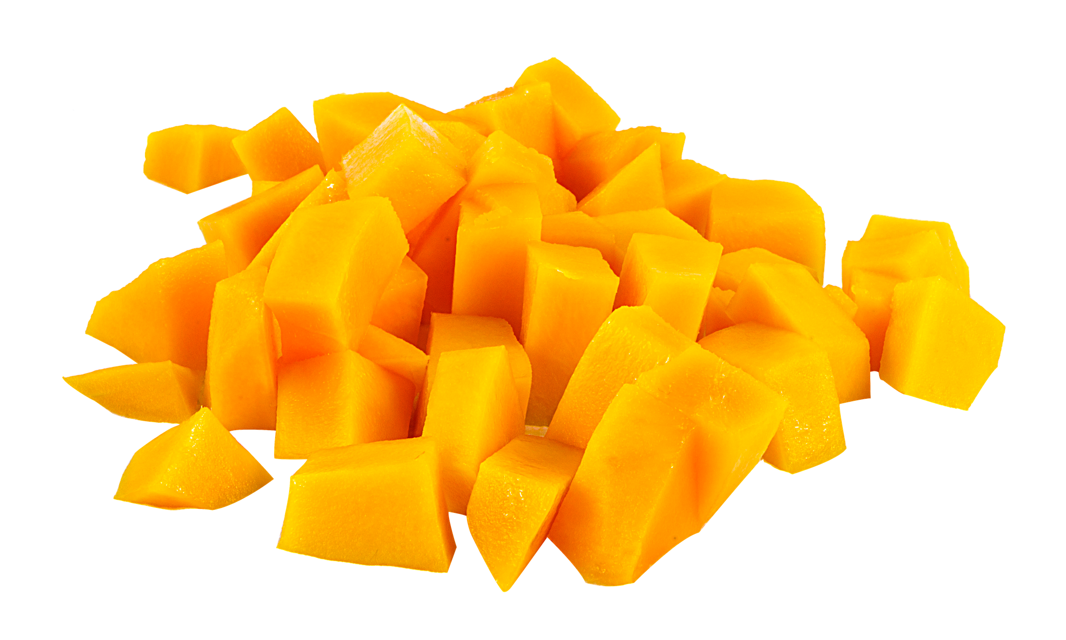 A Pile Of Cut Up Mango