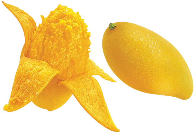 A Yellow Fruit And A Lemon