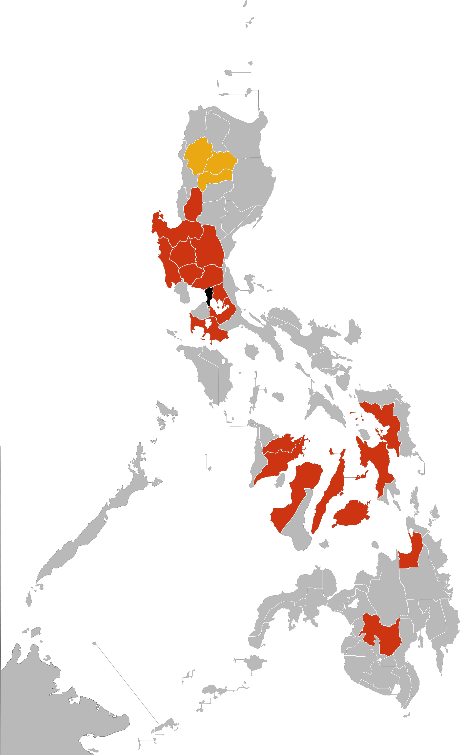 A Map Of The Philippines
