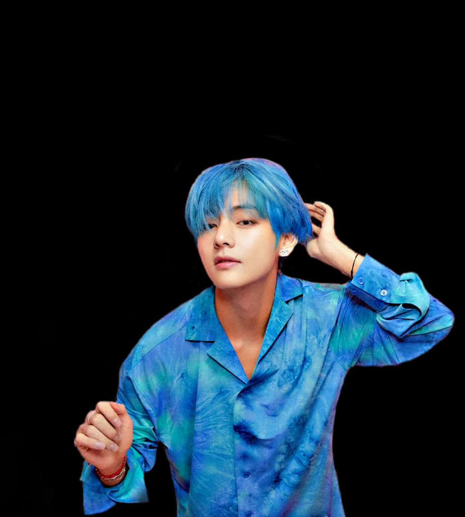 A Person With Blue Hair