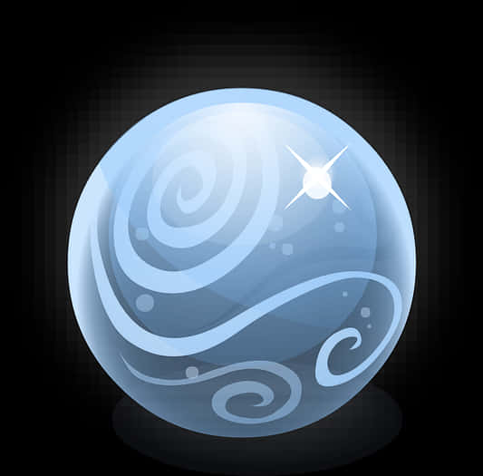 Marble, Ball, Sphere, Glass, Circle, Shiny, Bubble - Clear Blue Marble Ball Png, Transparent Png