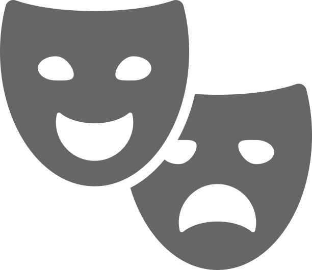 A Group Of Masks With A Happy Face