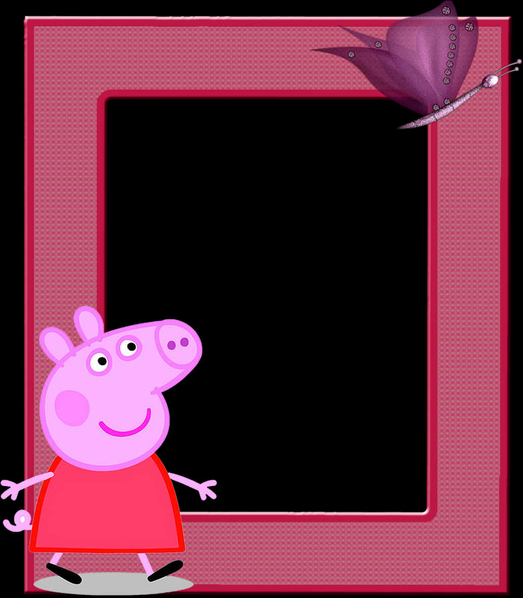 Pink Peppa Pig Marcos Para Fotos