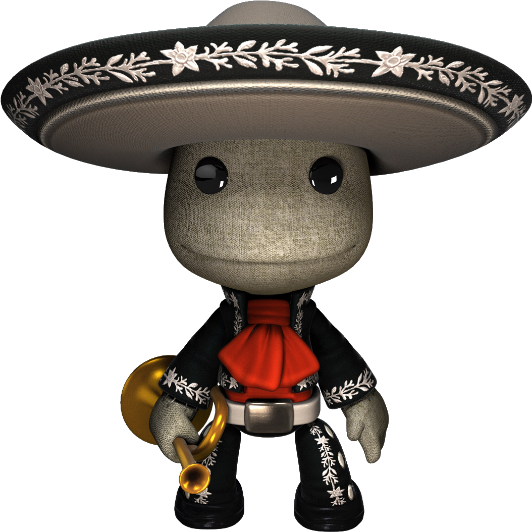 A Cartoon Character Wearing A Sombrero And A Hat