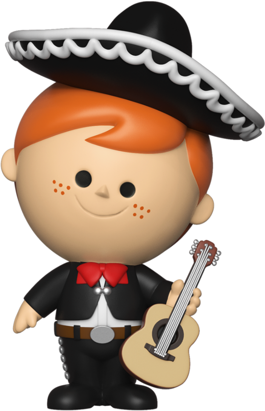 A Cartoon Character Holding A Guitar