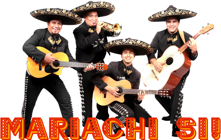 A Group Of Men Wearing Sombreros Playing Instruments