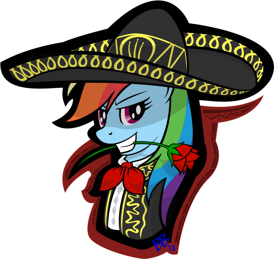 A Cartoon Of A Cartoon Character Wearing A Sombrero And A Hat