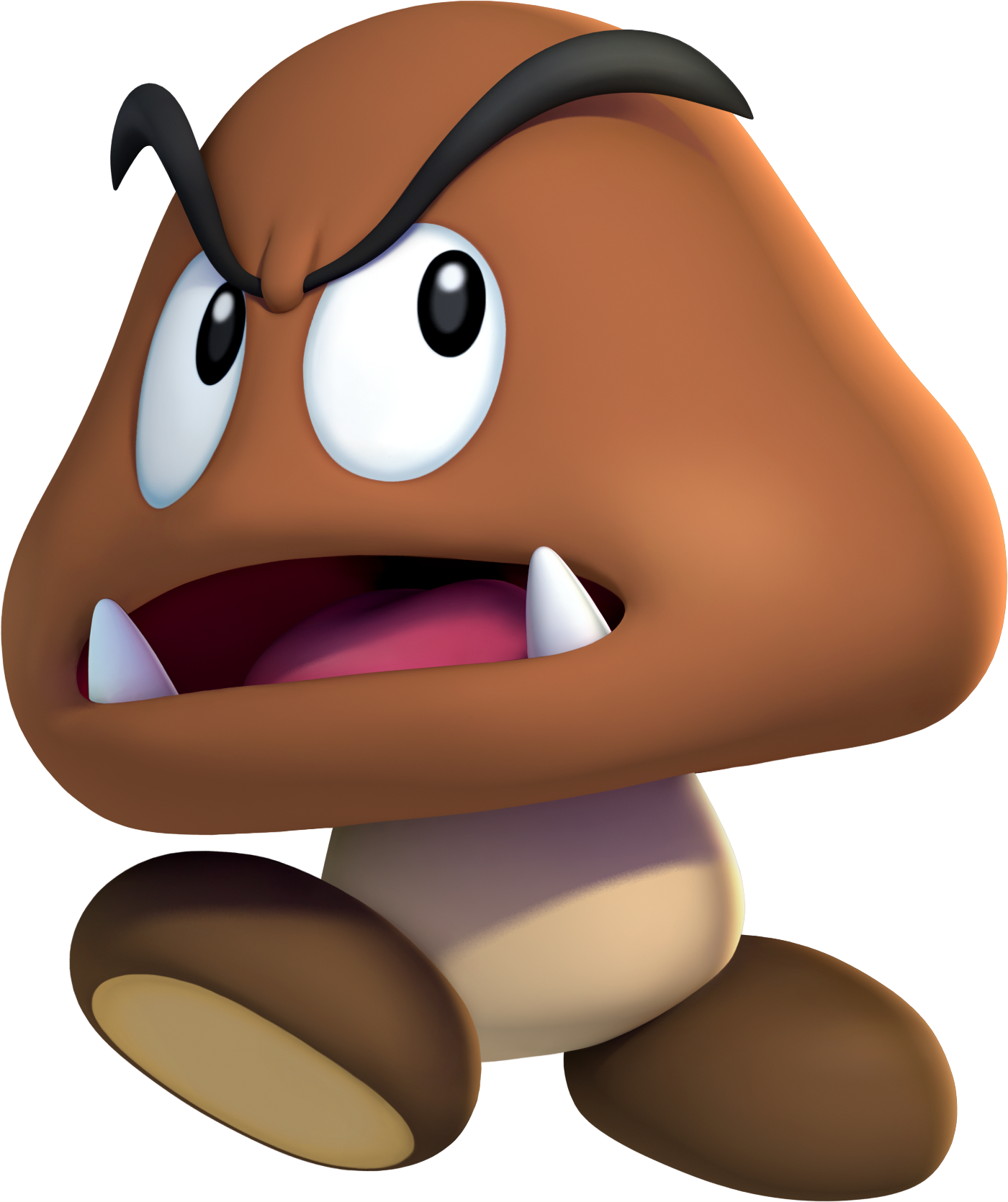 A Cartoon Character Of A Mushroom