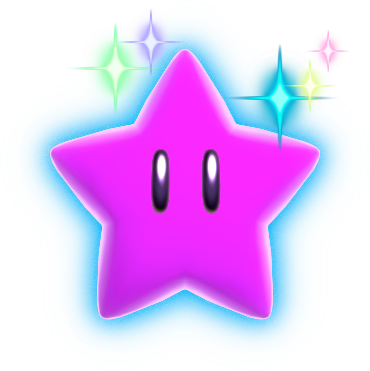 Mario Star Png 1200 X 1204