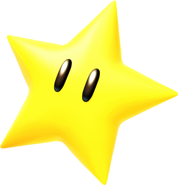 A Yellow Star With Two Eyes