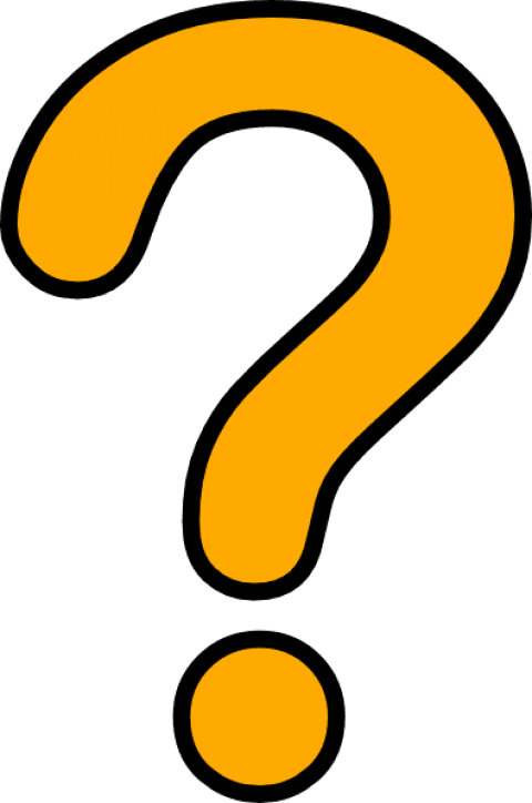 A Yellow Question Mark On A Black Background