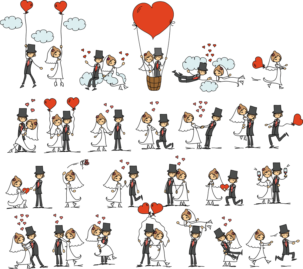 Marriage Clipart Png 1000 X 890
