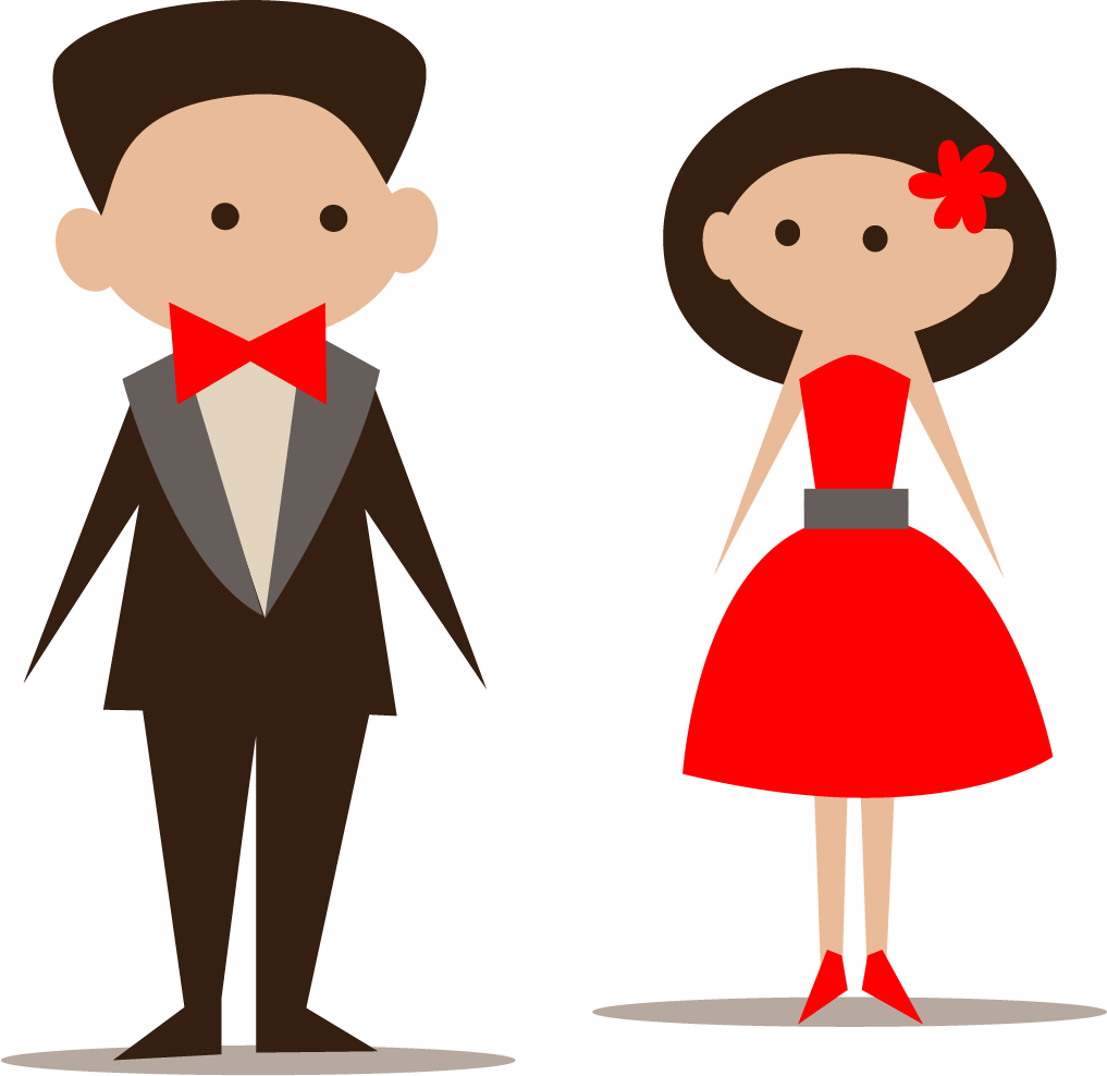A Man And Woman In A Suit