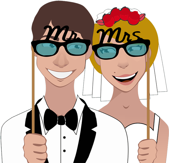 A Man And Woman Holding Glasses