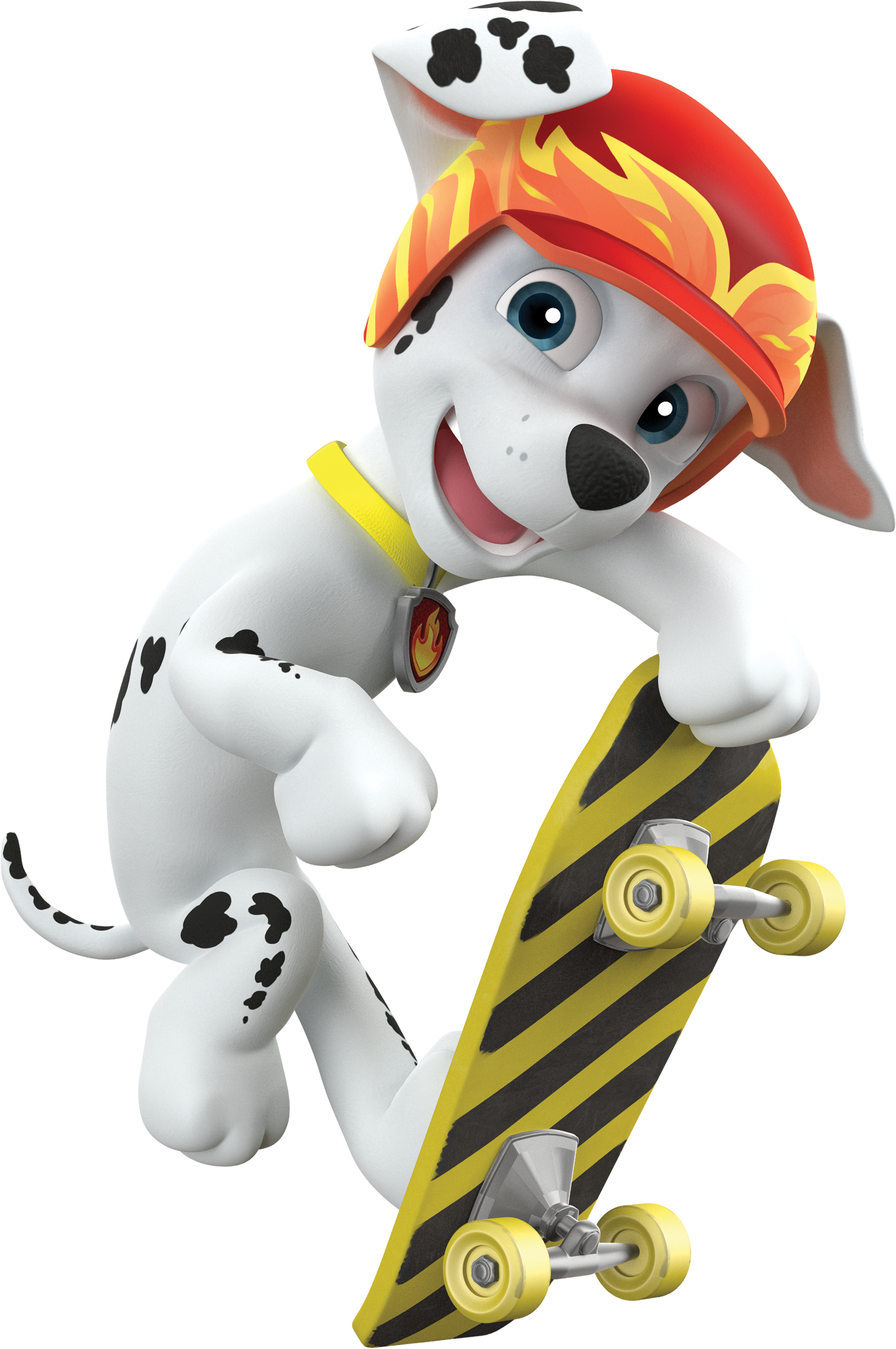 A Cartoon Dog With A Hat And A Skateboard