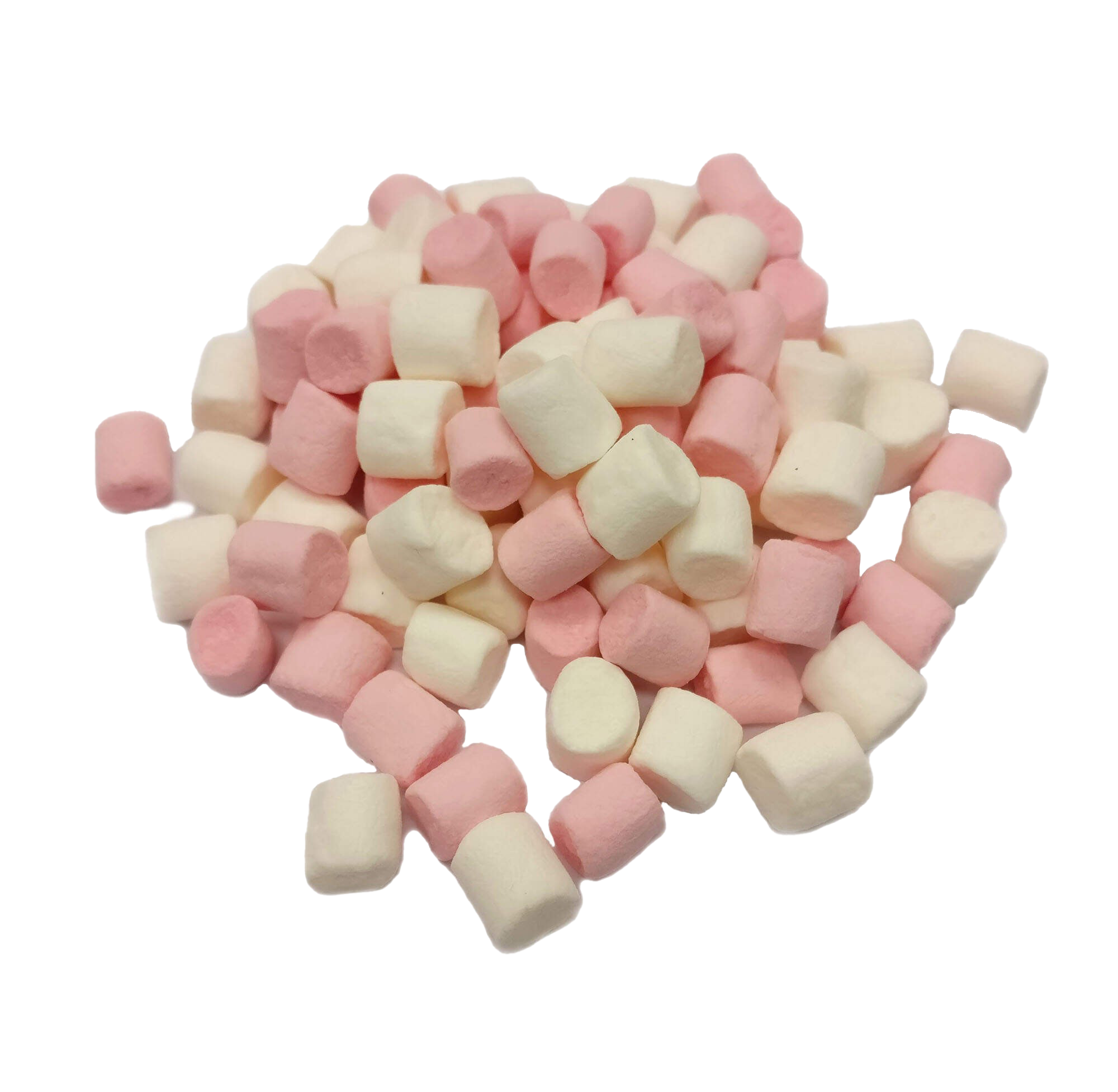 A Pile Of Marshmallows On A Black Background