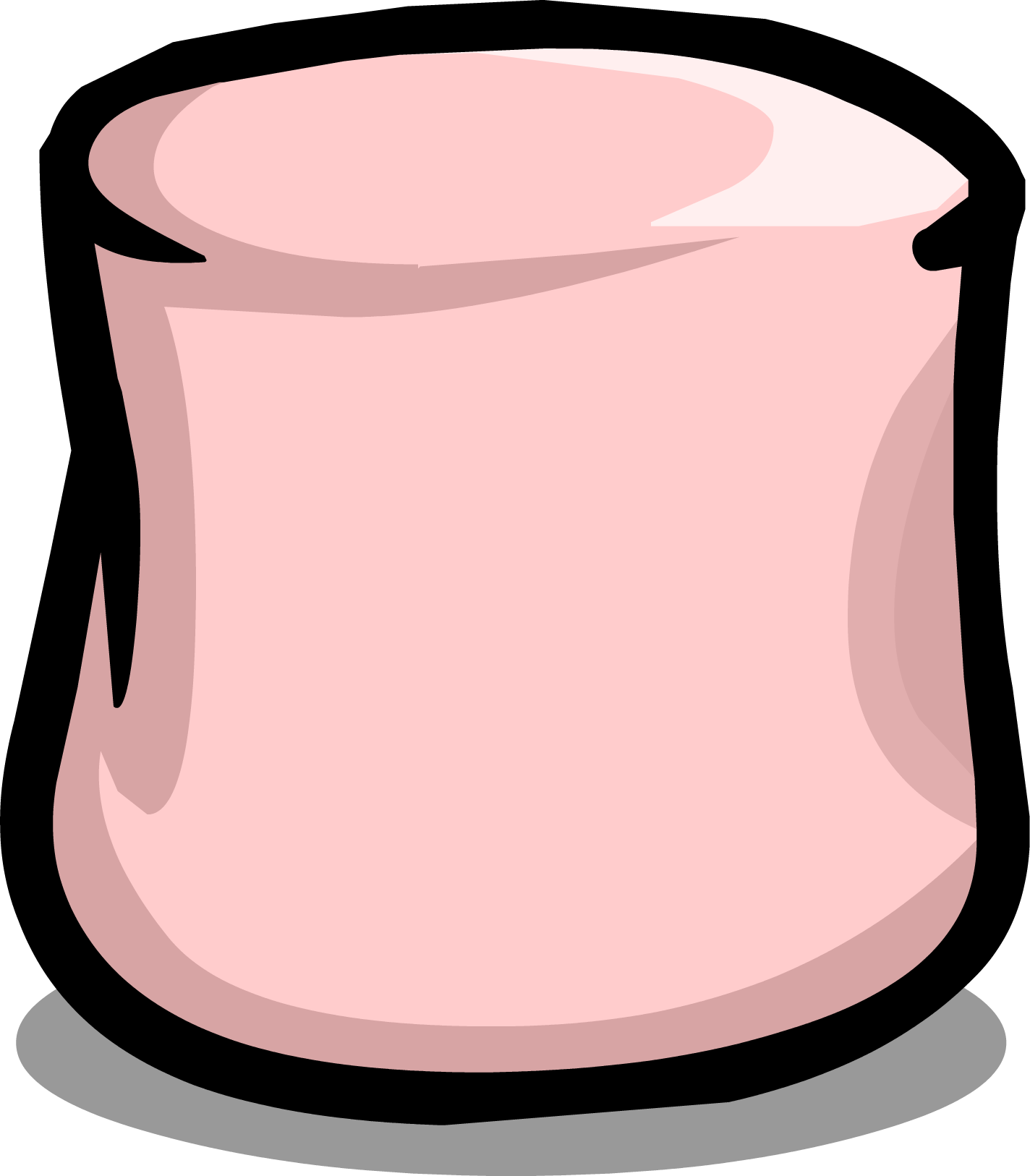 A Pink Cylinder With Black Background