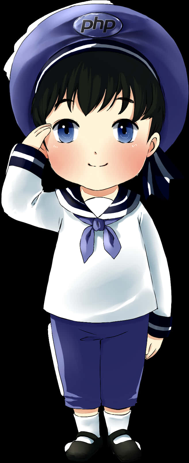 Mascot Anime Boy Chibi , Png Download - Uniform Anime Boy Chibi, Transparent Png